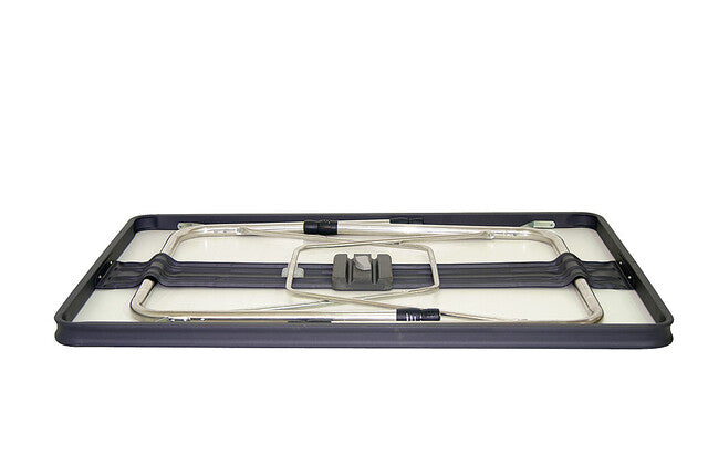 Table Crespo alu. 110 x 70 x 52 - 74 cm with reinf. table plate