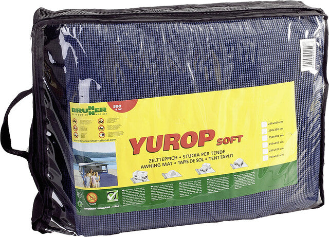 Yurop awning carpeting soft blue