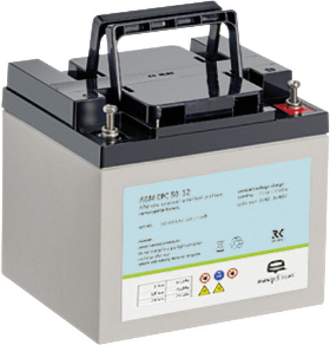 Energijos paketas M easydriver AGM 50-12 + įkrovimo valdiklis c-Go 10 A