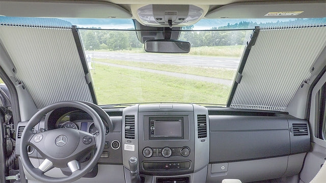 Blackout system REMIfront III Mercedes Sprinter with rain sensor from 2006-2017 Colour grey