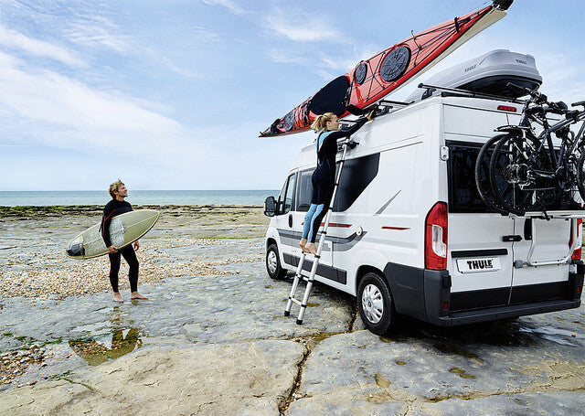 Teleskopleiter Thule fr Kastenwagen 9-stufig