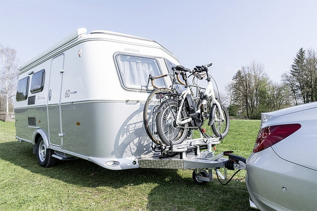 Thule bicycle rack for Eriba Touring from 2011 2 wheels without adapter set