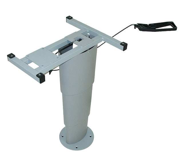 Eins„ulen-Hubtisch Primero Comfort HSK H“he 32,5 - 68,5 cm Farbe silbergrau