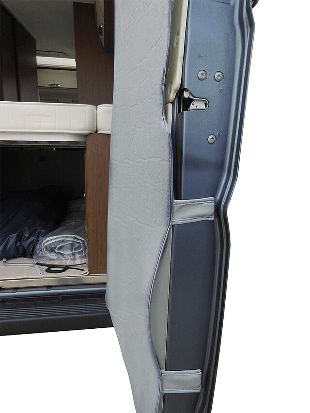 Thermal curtain Hindermann Fiat Ducato X250/290 from 2007, r. dr. 2-pcs. high Door cut-out, col. light grey