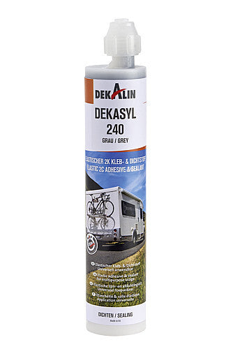 Klijai ir sandariklis DEKALIN DEKAsyl 240, kiekis 250 ml Spalva pilka