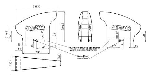 Weather protection AL-KO AKS coupling col. black