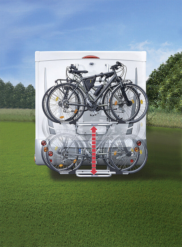 Bicycle carrier BR-Systems Bike Lift Short Rail 12 V 2 bikes, load capacity 60 kg