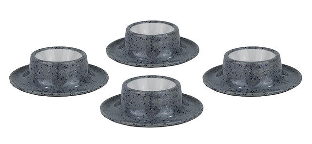 Kiaušinių puodelių rinkinys melamino gimex Classic Line Granite 4 vnt.