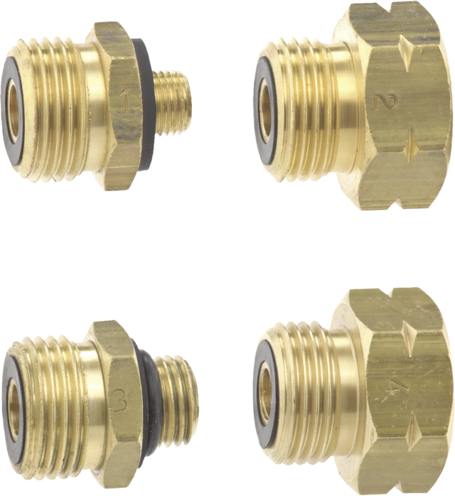 Euro Set GOK D G12 Professional with removal adapters No. 1 - No. 4