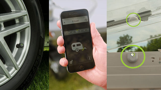 Security package E-Trailer mobile home _E-Pressure, E-Switch, E-Load_