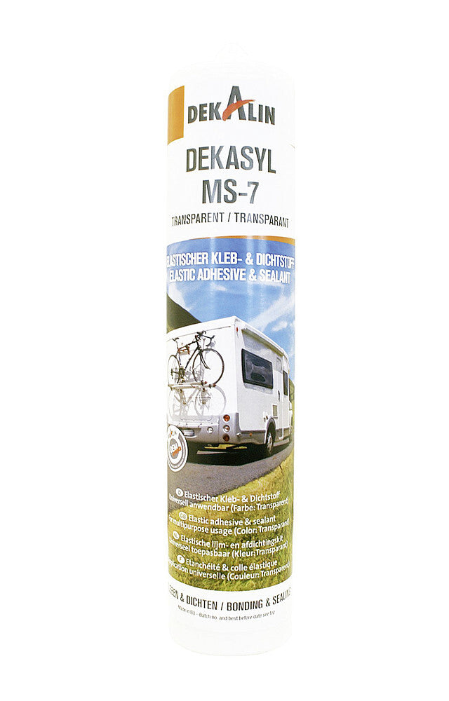 Klijai ir sandariklis DEKALIN Dekasyl MS-7, kiekis 0,29 l Spalva skaidrus