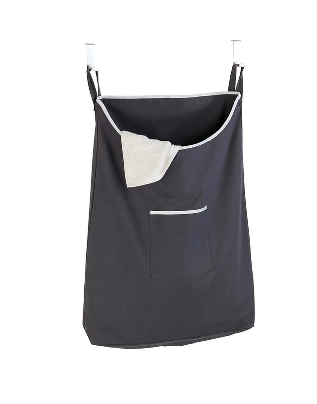 Over door laundry bag WENKO Canguro colour grey