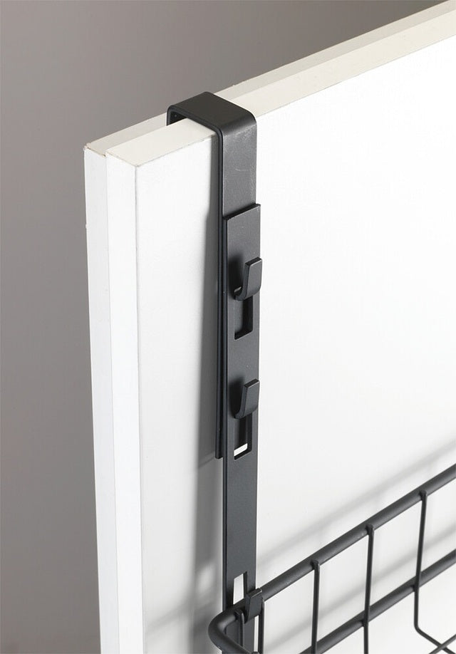 Door shelf WENKO Colour black
