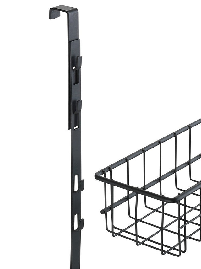 Door shelf WENKO Colour black