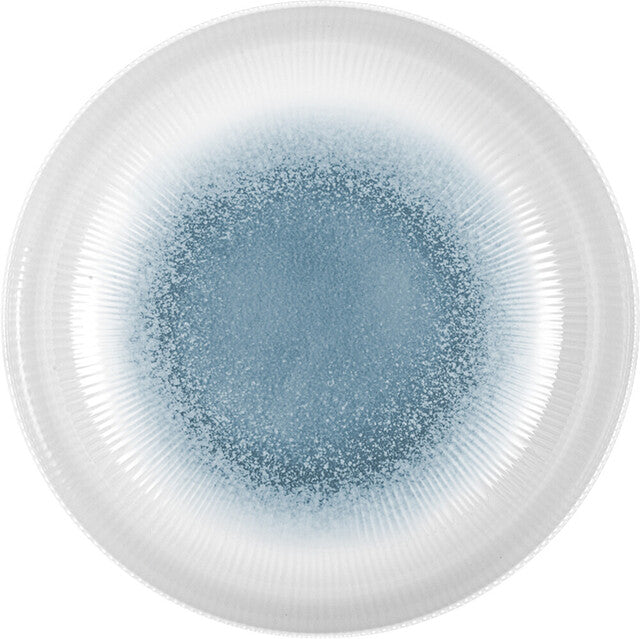 Sriubos lėkštė melaminas BRUNNER Meteore Azur sk. 21 cm Spalva balta/mėlyna