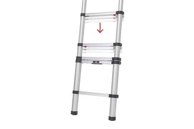 Telescopic ladder HYMER Load capacity 150 kg