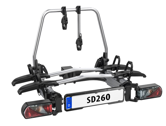 Dviračių laikiklis LAS sparnų durų sukabinimo laikiklis SD260 Keliamoji galia 60 kg, 2 dviračiai