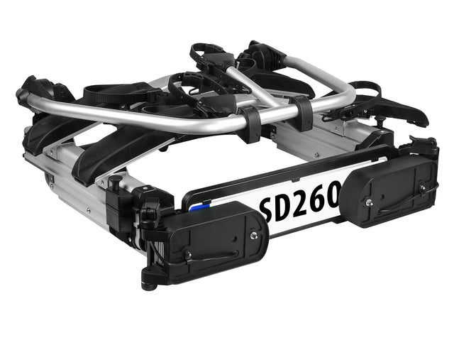Bicycle rack LAS wing door coupling carrier SD260 Load capacity 60 kg, 2 bikes