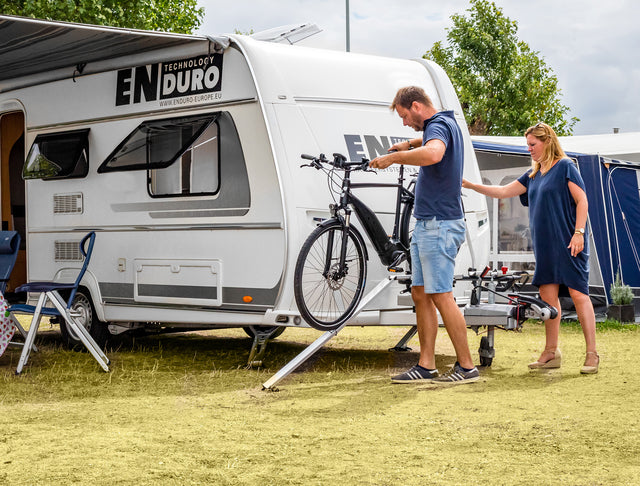 Drive-on rail ENDURO for tow bar carrier