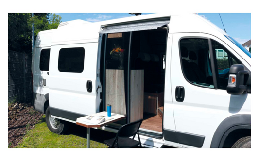 Durys nuo vabzdžių REMIS REMIcare furgonas su staliniu bėgeliu Fiat Ducato X250/X290 vairas kairėje pusėje MH2,LH2,3,XLH2,3