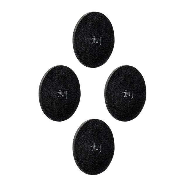 Metalinės Nano Gel Pads silwy skersmens 7,5 cm rinkinys iš 4 spalvų juodos