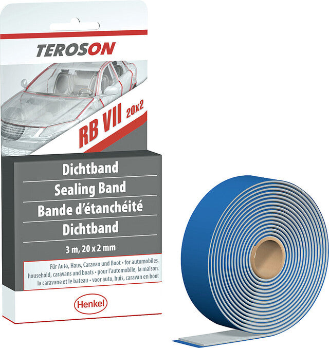 Teroson RB VII sandarinimo juosta 20 x 2 mm rulonas 3 m Spalva balta
