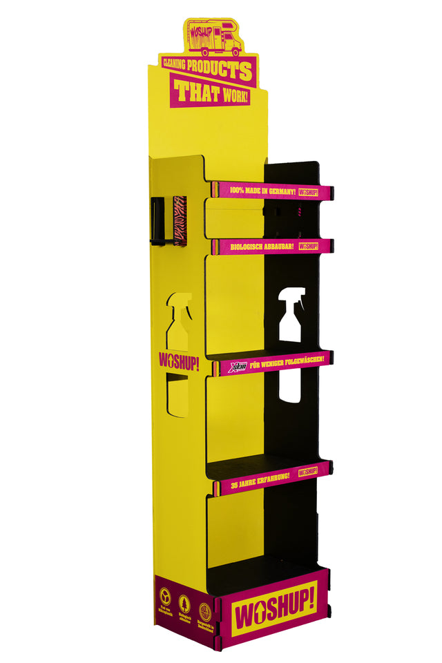 WOSHUP_ stand display large WOOD Size: 540x1620x60 mm _WxHxD_