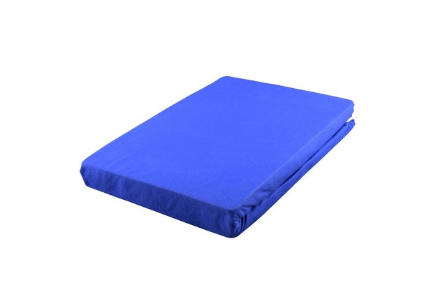 Jersey stretch fitted sheet 140 / 200 - 160 / 200 cm Colour tundra blue