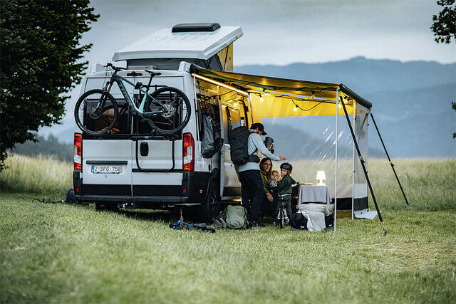 Bicycle carrier Campervan THULE Elite Van XT Ford Transit H3 colour black