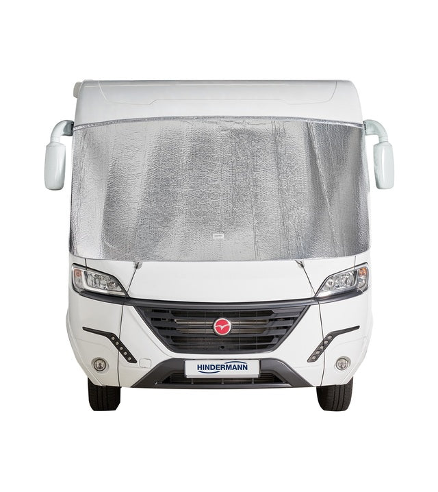 Windscreen insulation HINDERMANN Universal for integrated 247 x 130 cm Colour alu/silver