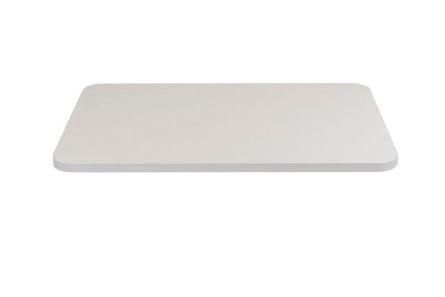 Lengvas stalviršis VierTec 80 x 45 cm, sp. baltas poliruotas chromas