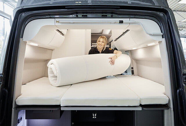 Miegamoji sistema, skirta VW Grand California 600