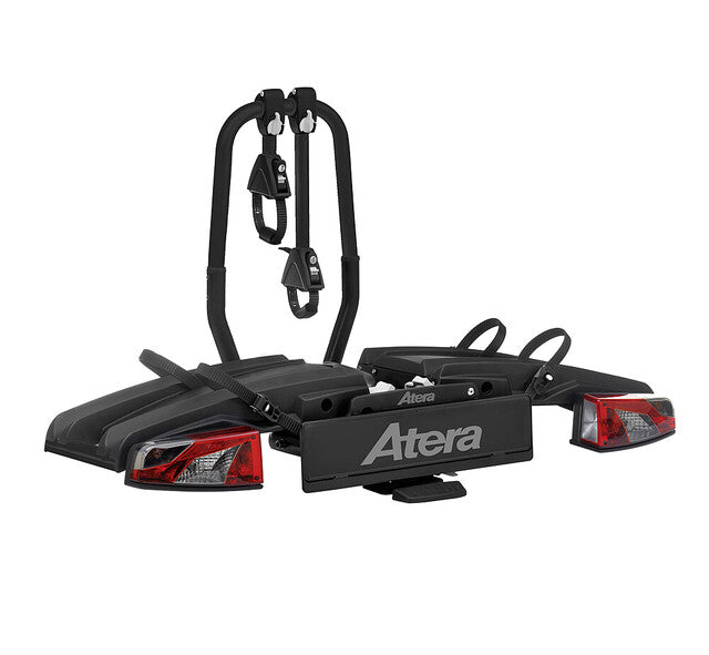 Rear-mounted bic. rack Atera Genio Pro Black Edition 2 bikes, load capacity 60 kg col. black