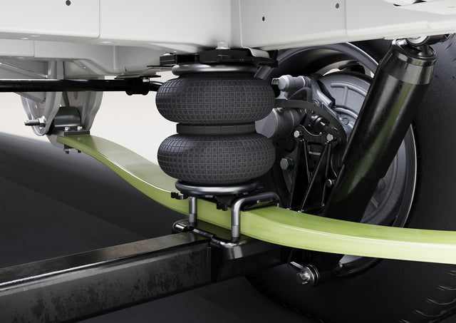 Keičiamos lakštinės spyruoklės Fiat Ducato X250 nuo 2006 m., 2 grandinių papildoma Soft Touch pneumatinė pakabos sistema