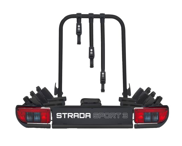 Strada Sport 3 galinis dviračio laikiklis, juodas