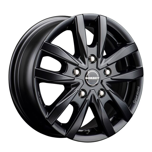 Alloy wheel CW5 6.0 x 16 inch black matt suitable for Fiat from 2022 5/130