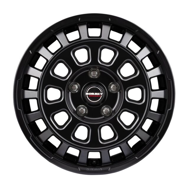 Lengvojo lydinio ratlankis CW7 7,5 x 18 colių juodas matinis tinka MAN TGE, VW Amarok/Crafter/E-Crafter/T5/T6/T7