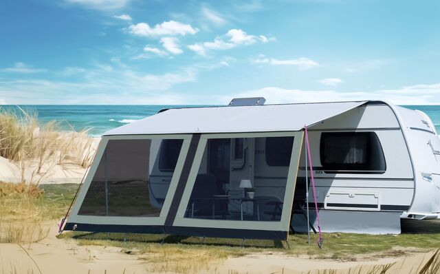 WIGO Breeze priekinė sienelė Basic priekinė 260 x 180 cm Spalvota samanų
