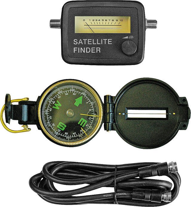 Satellite system Portable Sat Kit Light 54 cm inkl. Receiver und easy find LNB