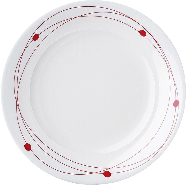 Brunner melamino sriubos lėkštė Cosmic diam. 21 cm Spalva balta / raudona