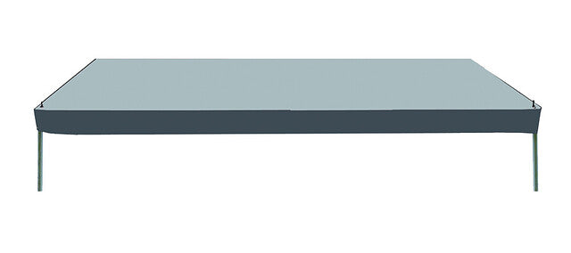 Window awning Wigo 190 x 75 cm Col. silver / grey