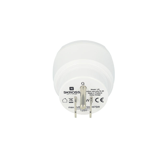 Skross adapter plug Europe to USA