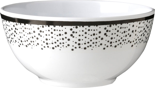 Muslių dubenėlis melaminas Brunner Praline diam. 15 cm Spalva balta/juoda