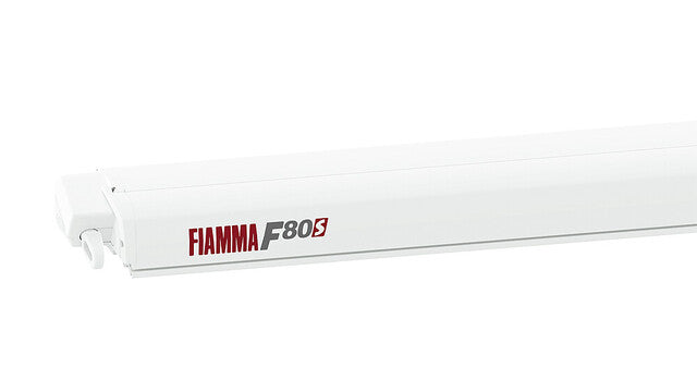 Roof awning Fiamma F80 S 340 x 250 cm Fabric col. royal grey Housing col. polar white