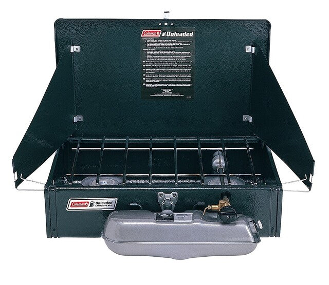 Coleman benzininė viryklė Bešvinė 2 degiklių Kol. juoda