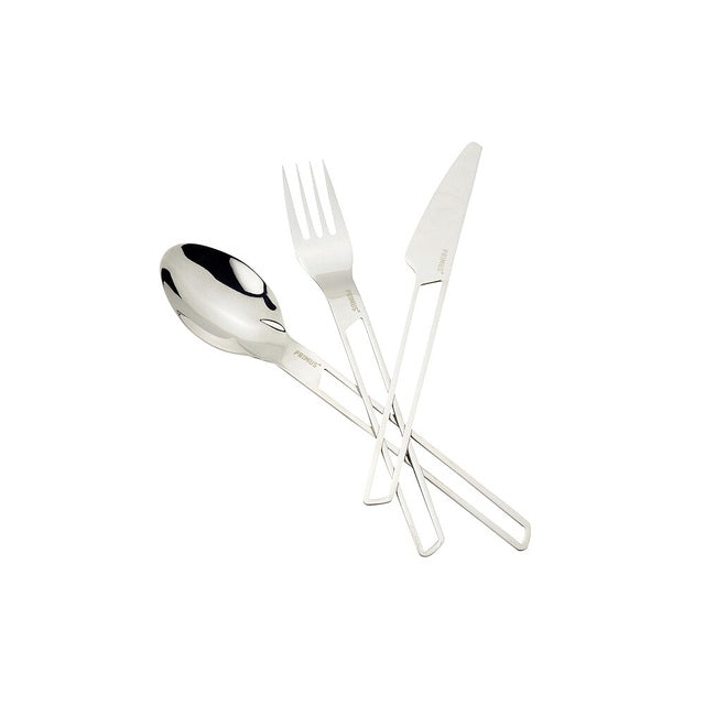 Primus stainl. steel cutl. set Leisure Cutlery 3-part Col. melon pink