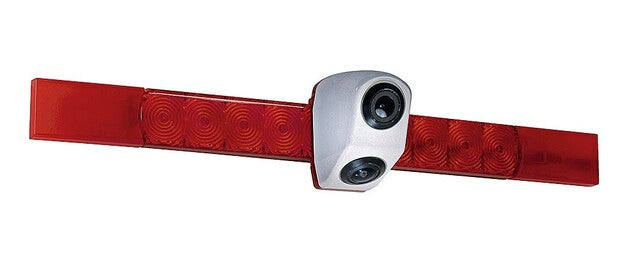 Atbulinės eigos kamera caratec Safety CS112TBLA Dvi kamera su trečiuoju stabdžių žibintu