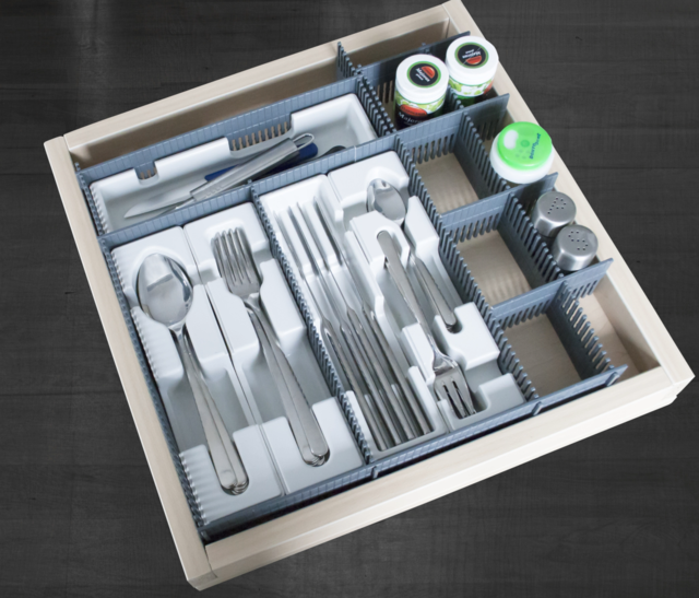 Cutlery tray purvario Kontura On-Top 4pc set