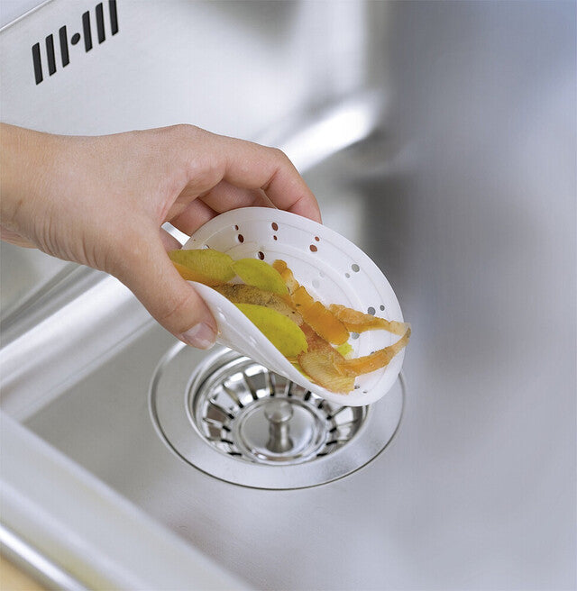 Drain sieve WENKO col. white Silicone