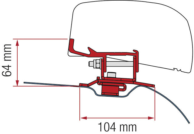 Fiamma adapteris F40 PSA nuo 2014m